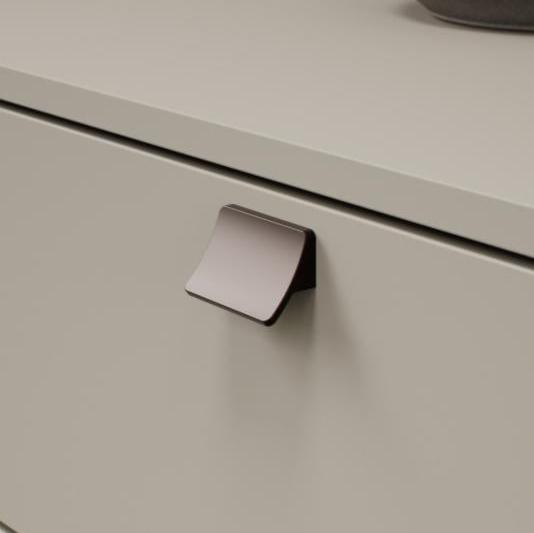 Dark Bronze "Ciel" Tab Drawer Pulls - Forge Hardware Studio