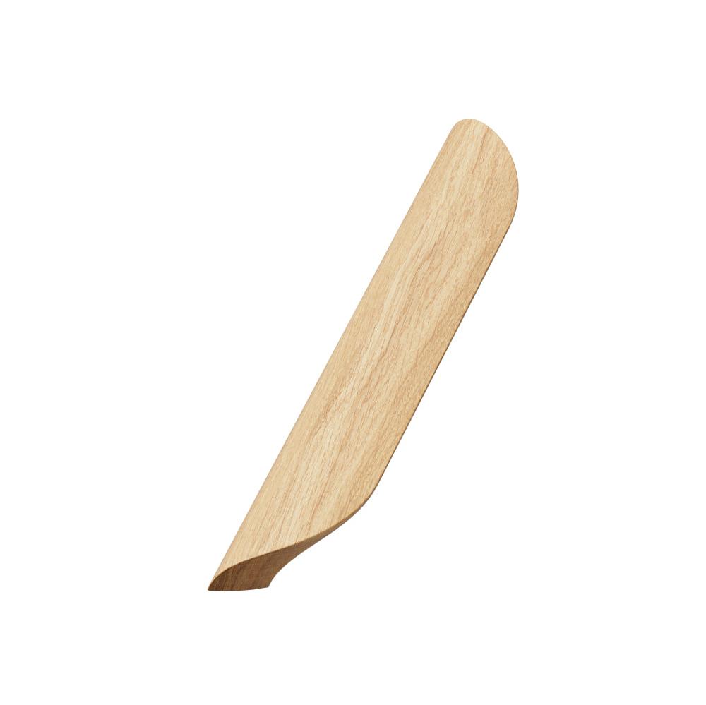 Lacquered Oak Wood "Archive" Tab Drawer Pulls - Forge Hardware Studio