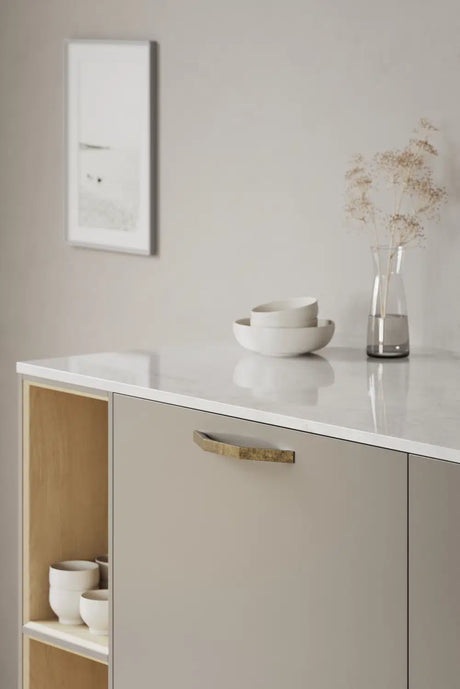 Antique Brass "Rialto" Drawer Pulls