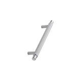 Brushed Stainless "Manor" Knurled Cabinet Knobs and Drawer Pulls