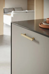 Dark Brushed Gold "Chateau" Cabinet Knobs and Drawer Pull - Forge Hardware Studio
