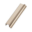Brushed Brass "Volet" Cabinet Drawer Pulls - Forge Hardware Studio
