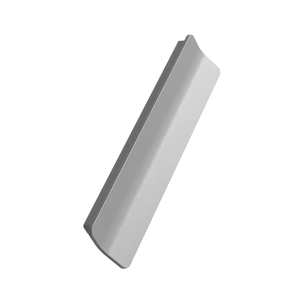 Satin Steel "Leaf" Tab Drawer Pulls - Forge Hardware Studio