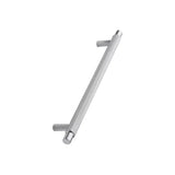 Brushed Stainless "Manor" Knurled Cabinet Knobs and Drawer Pulls