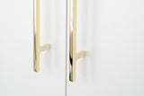 Unlacquered Brass "Level" Cabinet Knobs and Drawer Pulls - Forge Hardware Studio