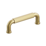 French Brass "ES Fluted" Round Knobs and Pulls