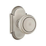 Transitional Pewter "Ridge" Round Door Knob