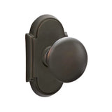 Transitional Oil Rubbed Bronze "Heritage" Round Door Knob
