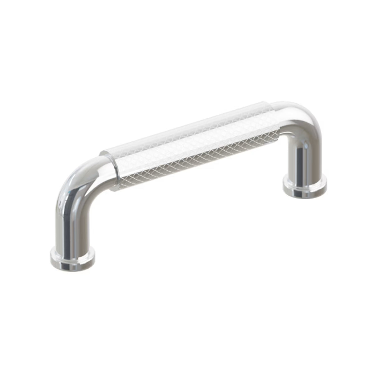 Polished Chrome "ES Knurled" Round Knobs and Drawer Pulls