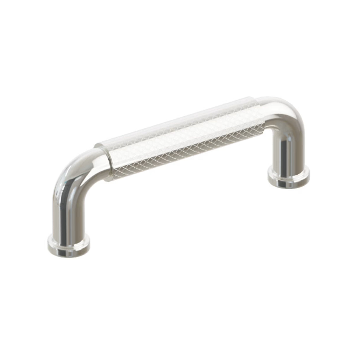 Polished Nickel "ES Knurled" Round Knobs and Drawer Pulls