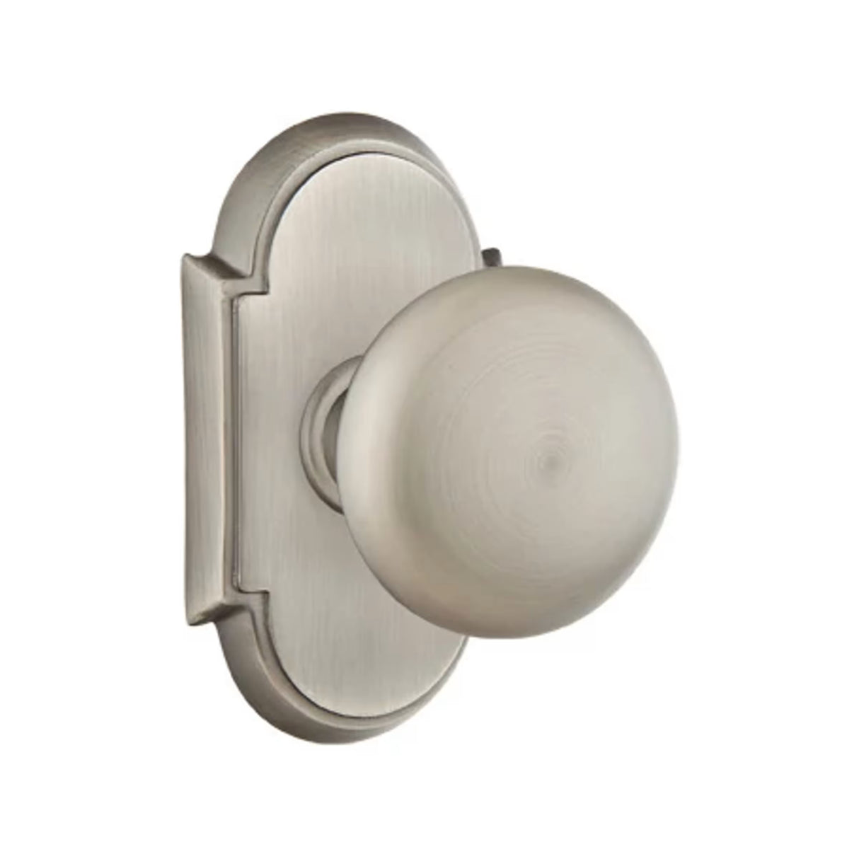 Transitional Pewter "Heritage" Round Door Knob