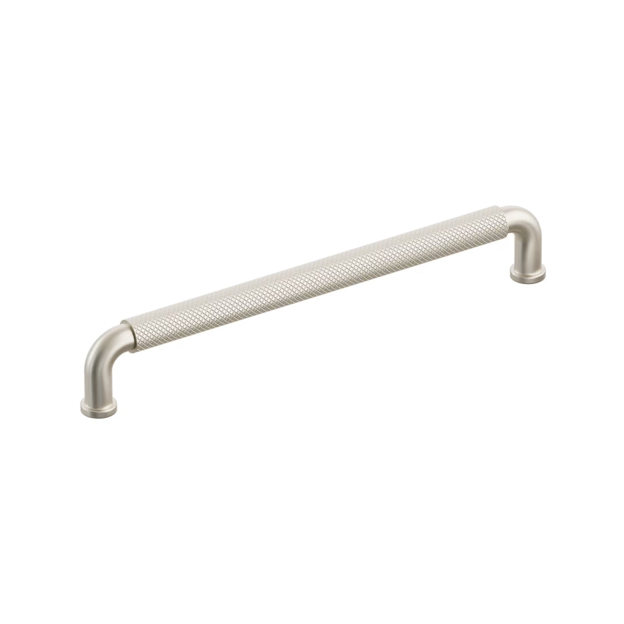 Satin Nickel "ES Knurled" Round Knobs and Drawer Pulls