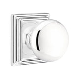 Transitional Polished Chrome "Heritage" Round Door Knob
