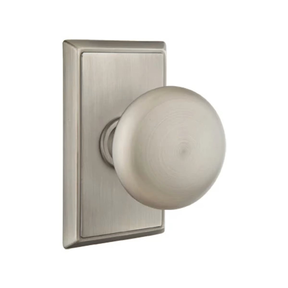 Transitional Pewter "Heritage" Round Door Knob