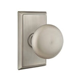 Transitional Pewter "Heritage" Round Door Knob