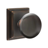 Transitional Oil Rubbed Bronze "Heritage" Round Door Knob
