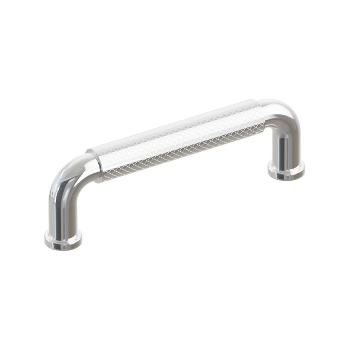 Polished Chrome "ES Knurled" Round Knobs and Drawer Pulls