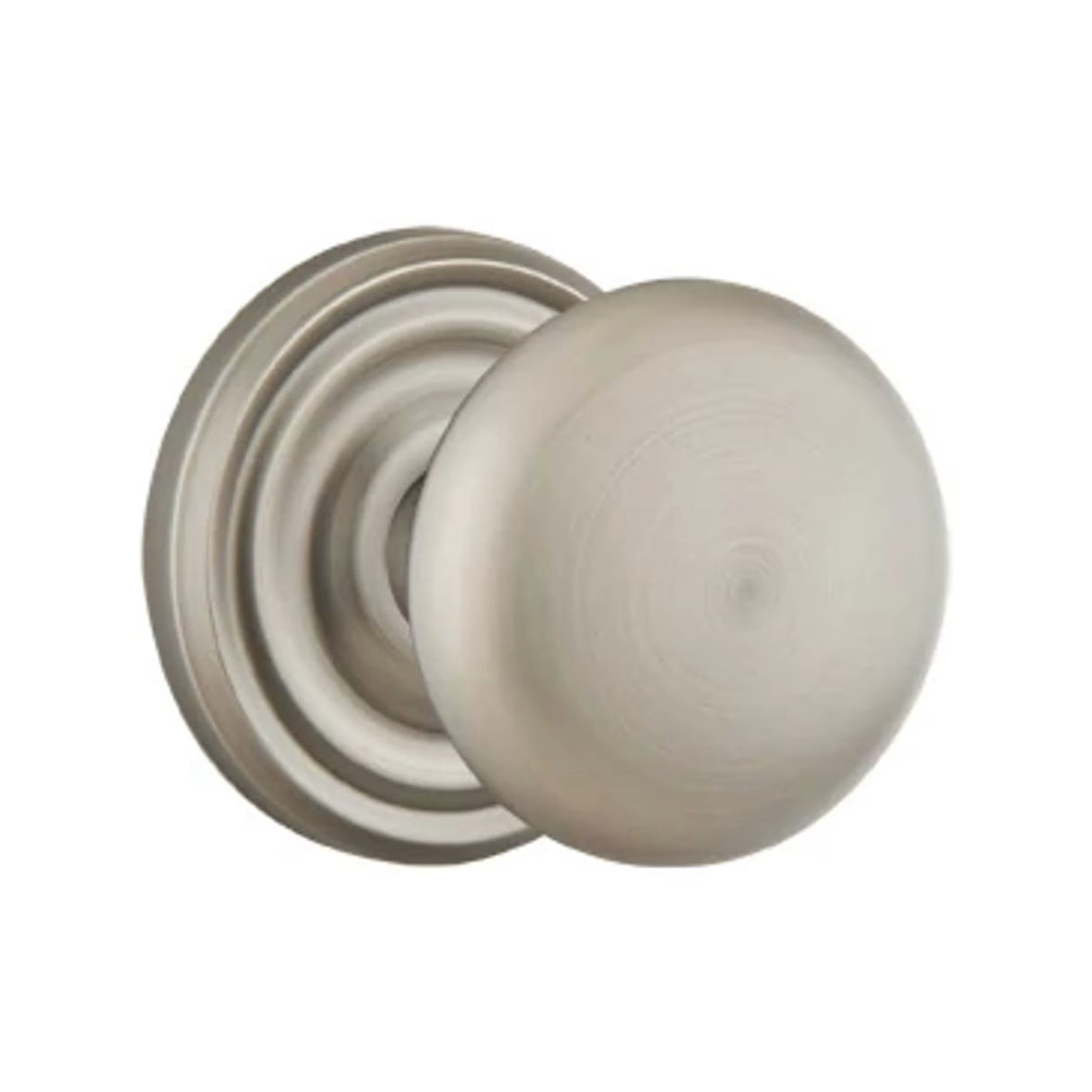 Transitional Pewter "Heritage" Round Door Knob
