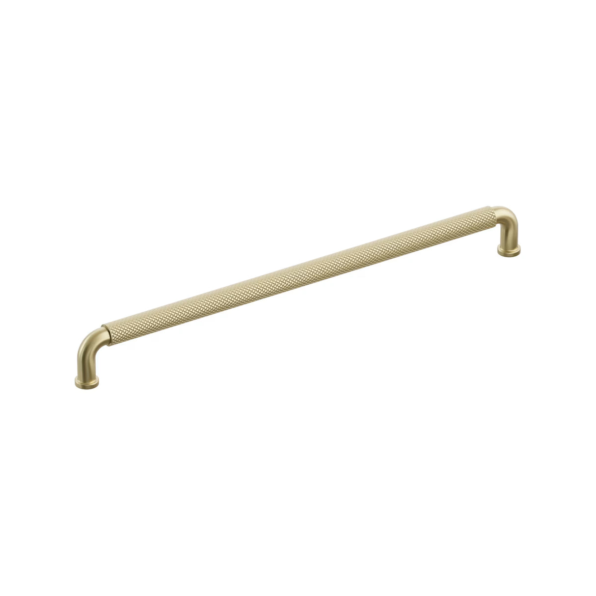 Satin Brass "ES Knurled" Round Knobs and Drawer Pulls