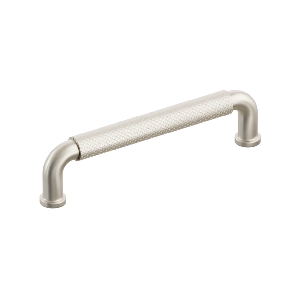Satin Nickel "ES Knurled" Round Knobs and Drawer Pulls