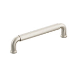 Satin Nickel "ES Knurled" Round Knobs and Drawer Pulls