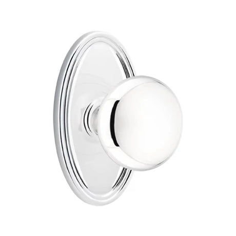 Transitional Polished Chrome "Heritage" Round Door Knob