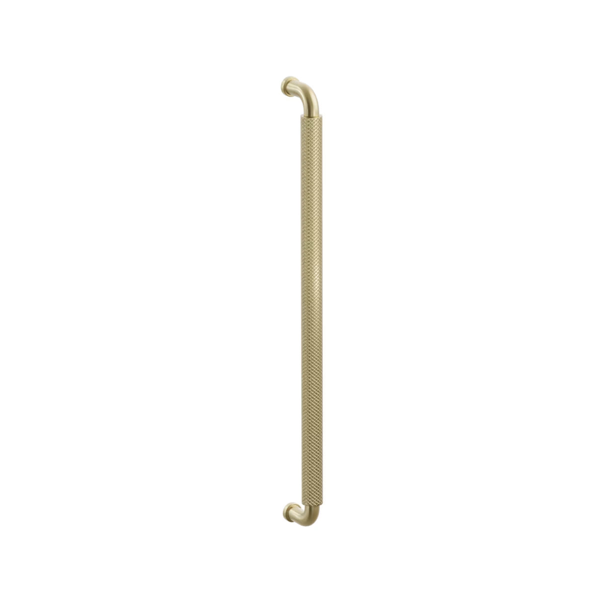 Satin Brass "ES Knurled" Round Knobs and Drawer Pulls