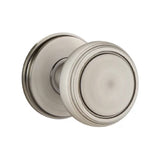 Transitional Pewter "Ridge" Round Door Knob