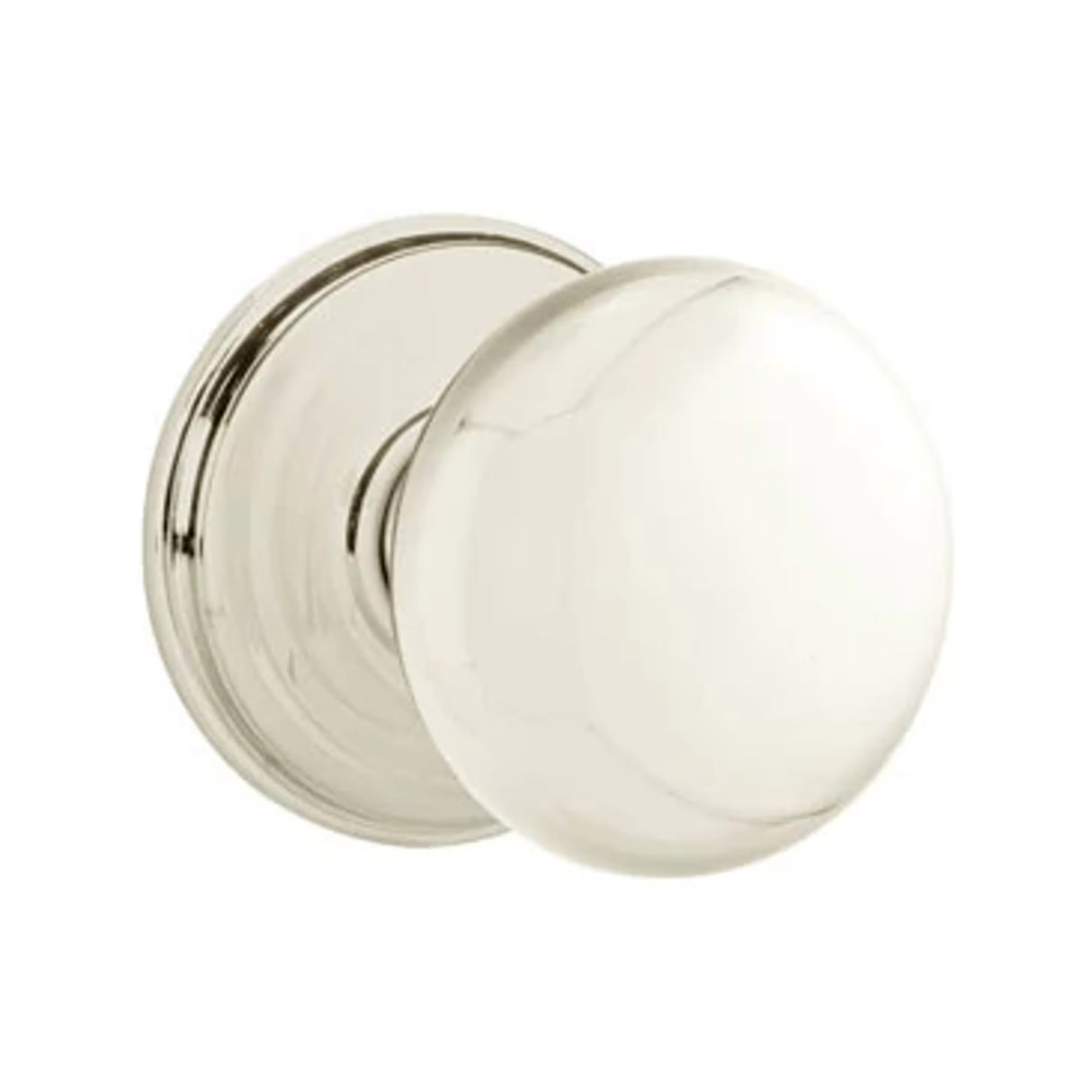Transitional Polished Nickel "Heritage" Round Door Knob