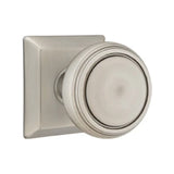 Transitional Pewter "Ridge" Round Door Knob