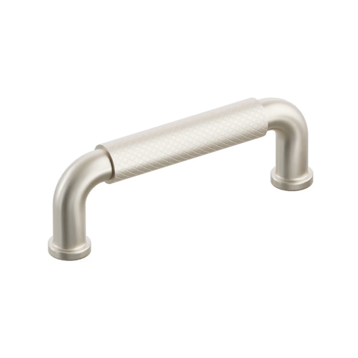 Satin Nickel "ES Knurled" Round Knobs and Drawer Pulls