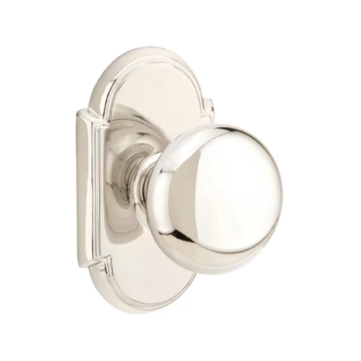 Transitional Polished Nickel "Heritage" Round Door Knob