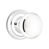 Transitional Polished Chrome "Heritage" Round Door Knob