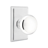 Transitional Polished Chrome "Heritage" Round Door Knob