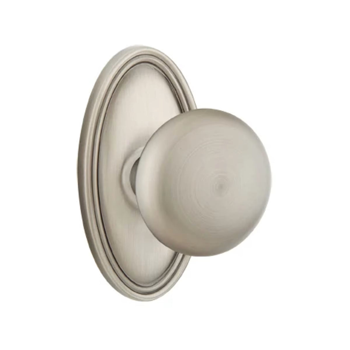 Transitional Pewter "Heritage" Round Door Knob