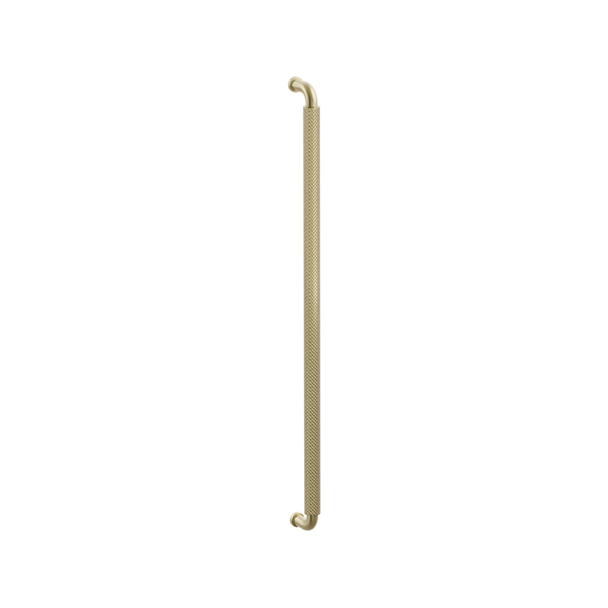 Satin Brass "ES Knurled" Round Knobs and Drawer Pulls