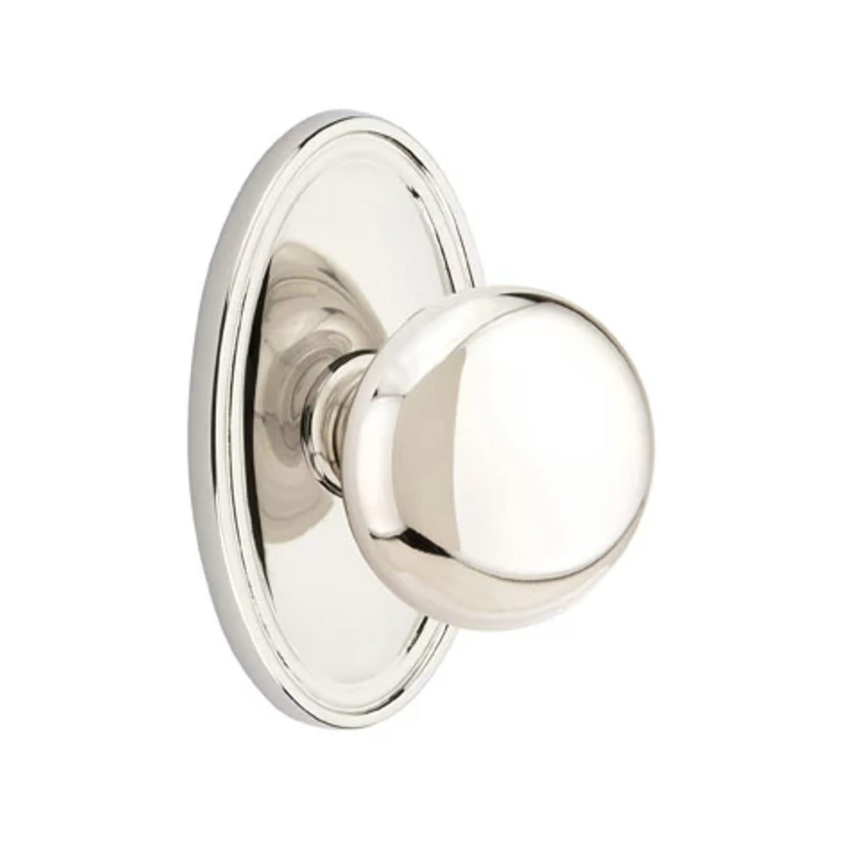 Transitional Polished Nickel "Heritage" Round Door Knob