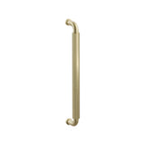 Satin Brass "ES Knurled" Round Knobs and Drawer Pulls
