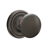 Transitional Oil Rubbed Bronze "Heritage" Round Door Knob