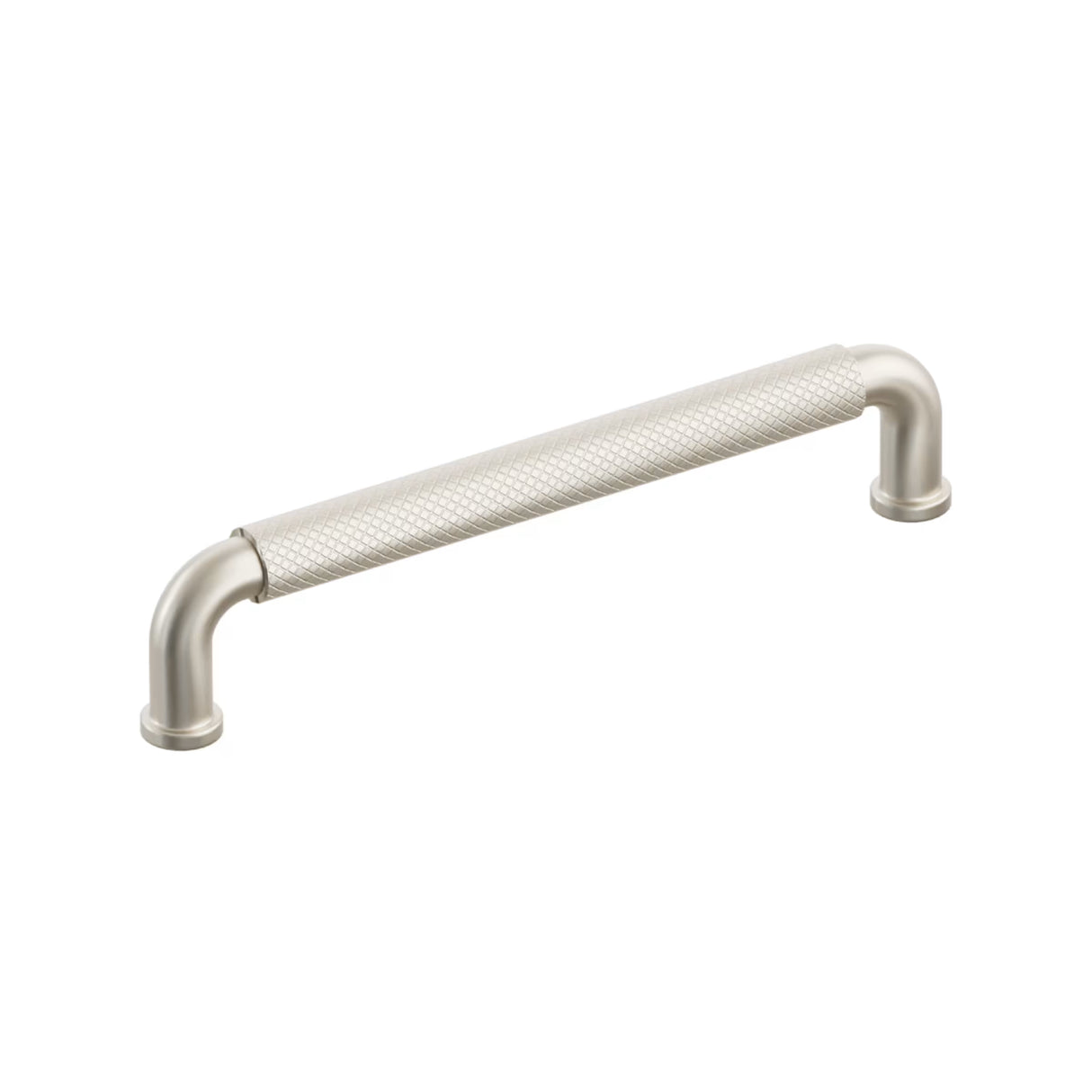 Satin Nickel "ES Knurled" Round Knobs and Drawer Pulls