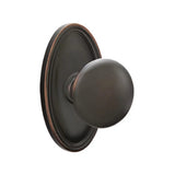 Transitional Oil Rubbed Bronze "Heritage" Round Door Knob
