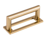 Champagne Bronze "City" Drawer Pulls and Knob with Backplate - Forge Hardware Studio