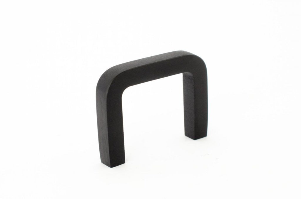 Matte Black "Lumia" Cabinet Knobs and Drawer Pulls - Forge Hardware Studio