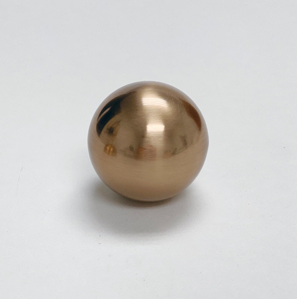 Champagne Bronze “Kira” Large Cabinet Ball Knob - Forge Hardware Studio