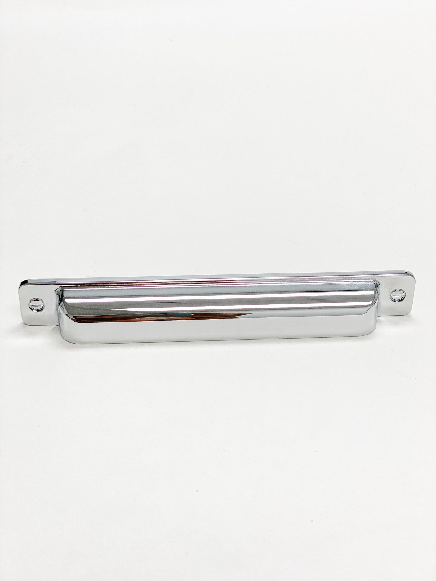 Square Cup "Kira" Polished Chrome Drawer Pulls