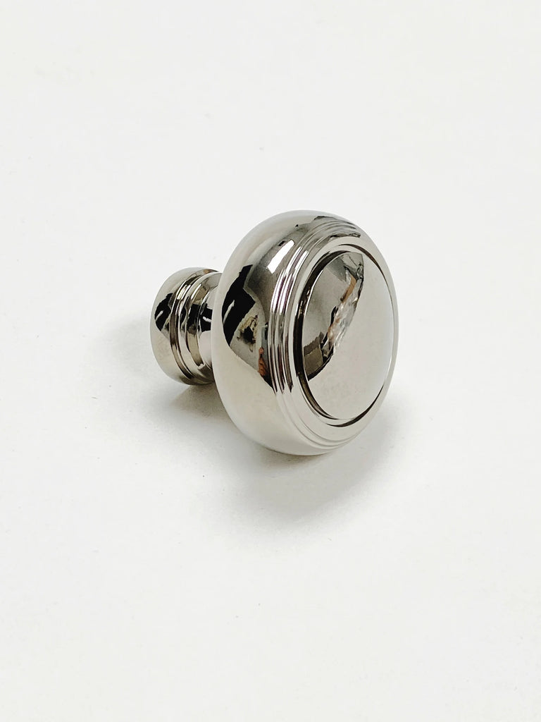 Polished Nickel "Heritage No.2" Cabinet Knobs and Wire Pulls - Forge Hardware Studio