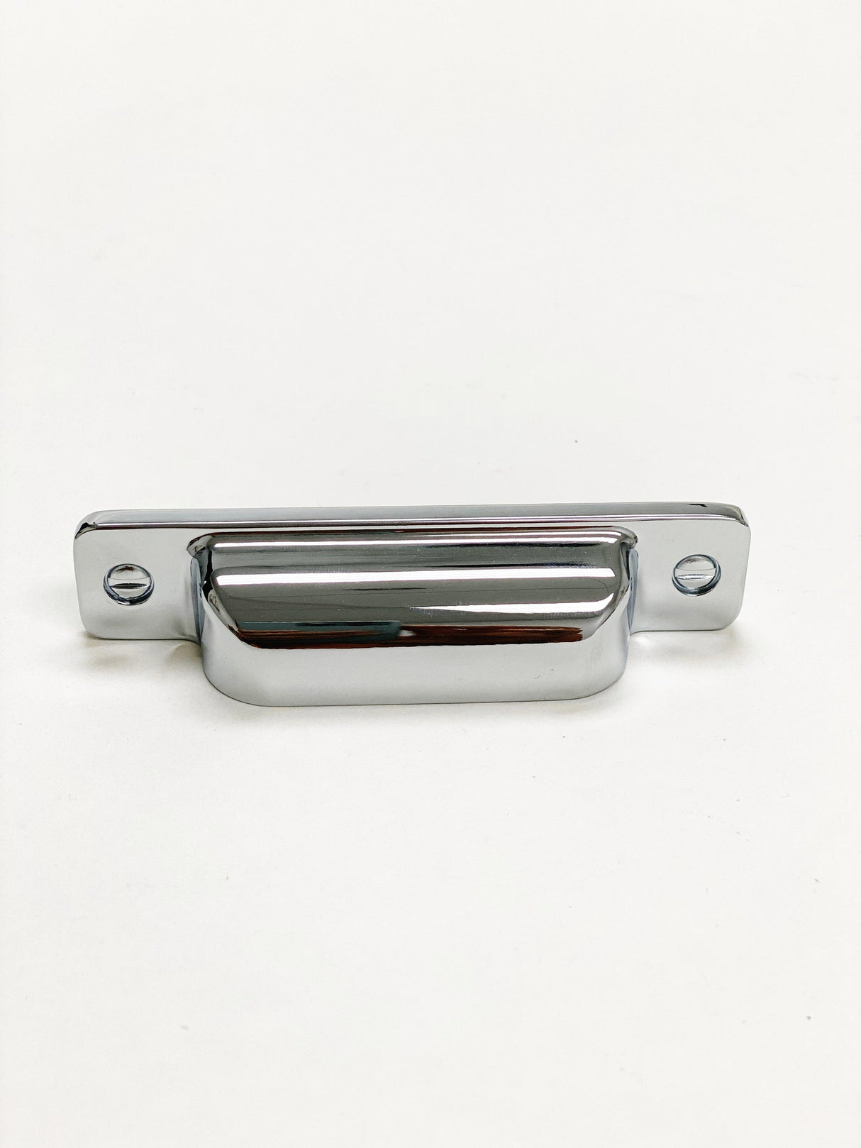 Square Cup "Kira" Polished Chrome Drawer Pulls