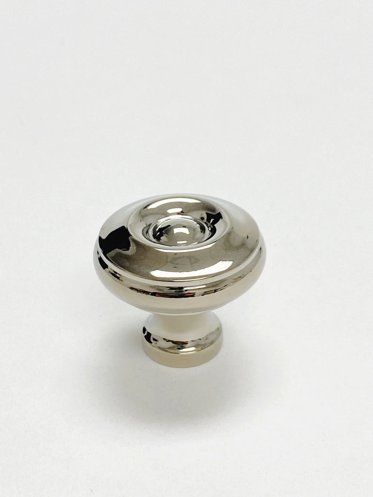 Polished Nickel "Heritage No.2" Cabinet Knobs and Wire Pulls - Forge Hardware Studio