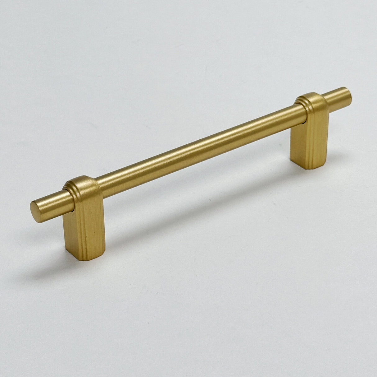 Satin Brass "Elliott" Drawer Pulls and Cabinet Knobs - Forge Hardware Studio