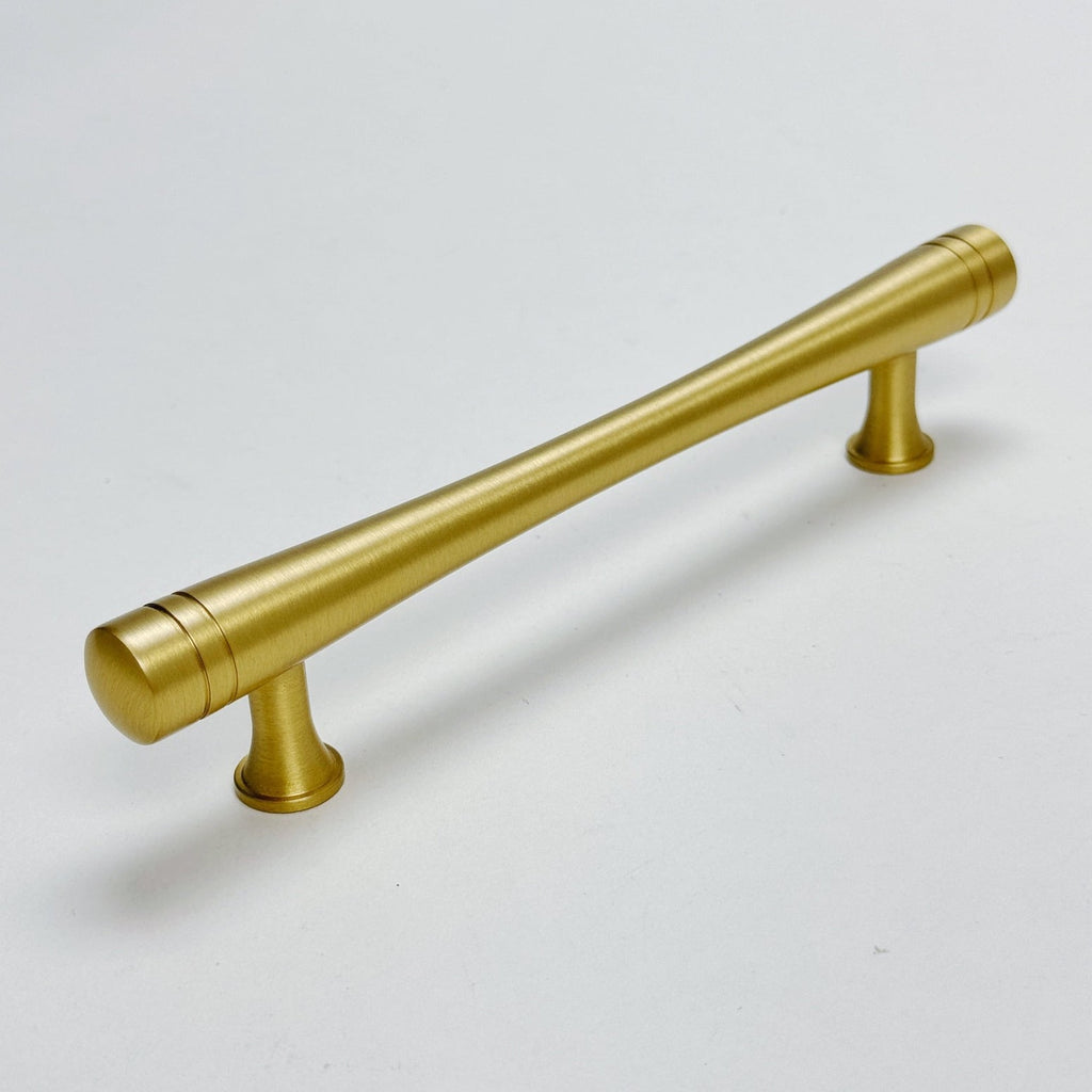 Satin Brass "Julien" Cabinet Knob and Drawer Pulls - Forge Hardware Studio